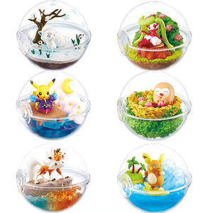 Gran oferta, juego de 6 piezas, figuras de acción Pokemoned, Poke Ball Pocket Monster, Pika-chu, Bulbasaur, caja ciega, adornos de figuras - Product Image 2