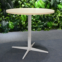 Mobilier rond moderne pour salon maison Table de bureau circulaire en bois MFC Table ronde pour café cuisine