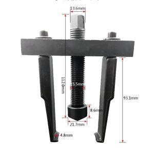 أداة سحب مصقولة فائقة النحافة ذات فكين من فولاذ الكروم فاناديوم، أداة تركيب المحامل الصغيرة بالضغط، أداة إزالة بكرة حزام التوقيت - Product Image 3