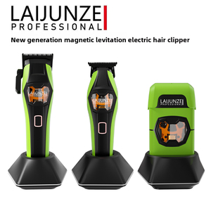 Laijunze <span class=keywords><strong>Tagliacapelli</strong></span> <span class=keywords><strong>Professionale</strong></span> Maglev 3-in-1 Senza Fili in Acciaio Inossidabile DLC da 2600mAh per Barba e Capelli, Uso Domestico - Product Image 1