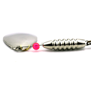Leurre de pêche artificiel en métal de 7,7 cm et 11 g, spinnerbait et cuillère de pêche pour la pêche au bar, au brochet, à la truite, à la perche, au zander et au crappie - Product Image 5