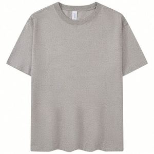 Camisetas Blancas para Hombre al por Mayor, Económicas, de Alta Calidad, Holgadas e Informales, con Logotipo Personalizado, 100% Algodón, Talla Grande - Product Image 5
