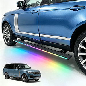 WEIJIA Direct Manufacturer Aluminum Alloy Electric Side <b>Steps</b> Power Running Boards for 2020-2022 Range Rover LWB - Product Image 1