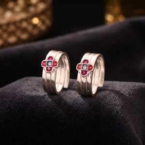 Women's Trendy Indian Vedh Design Antique Silver Fashion <b>Toe</b> <b>Ring</b> - Product Image 2