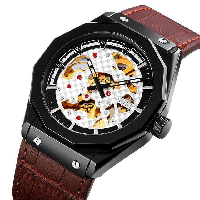 SKMEI 9248 Men Fashion Luxury Watches Automatic Mechanical Wristwatch