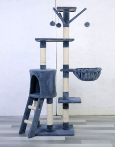 Kinghon - Árbol para Gatos de Lujo, Grande, de Varios Niveles, Mueble para el Hogar, Material de Cartón para Rascar - Product Image 6