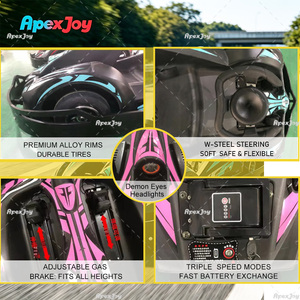 ApexJoy NOVA 1000W, double moteur, pour enfants, 35 km/h, 54V 8Ah, autonomie 50 km, corps moulé, certifié CE, location de loisirs, NOVA 1000W - Product Image 5