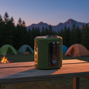 Mini ventilador de cintura (con soporte de carga USB) - ventilador de refrigeración de varias velocidades, adecuado para uso en oficinas, viajes y exteriores - Product Image 1