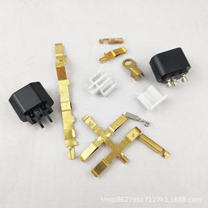 IEC C14 telaio interno posteriore in rame piede a tre core staffa di alimentazione terminale estensione C14 inserto spina maschio e femmina nero - Product Image 5