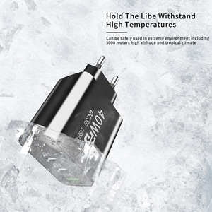 40W Loại-C + USB sạc 3 cổng kép PD Adapter nhiều cắm kép C và một đa cổng nhanh tường sạc USB C sạc - Product Image 4