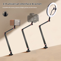 Support de projecteur cantilever en alliage d'aluminium, rotation à 360°, support de bureau réglable pour projecteur, pour théâtre, bureau, vente en gros OEM