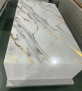 Pannello in PVC rivestimento <span class=keywords><strong>da</strong></span> <span class=keywords><strong>parete</strong></span> in marmo UV carta attaccante di colore e texture su misura bel design interno colore pietra naturale - Product Image 6