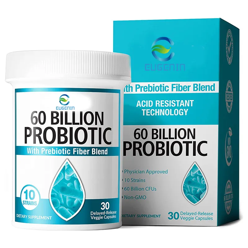 Probiotics & Prebiotics cộng với 60 tỷ Probiotic nhà máy chuyên nghiệp OEM Cranberry viên nang thuốc bổ sung