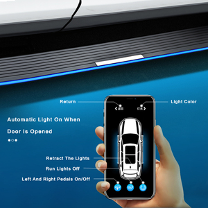 Estribo Lateral Eléctrico Automático con Luz LED de Neón para <span class=keywords><strong>Land</strong></span> <span class=keywords><strong>Rover</strong></span> Range <span class=keywords><strong>Rover</strong></span> VOGUE SPORT 2017-2022 2014-2016 - Product Image 3