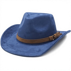 Wholesale Premium Brushed Felt <b>Western</b> Cowboy <b>Hat</b> - Product Image 1