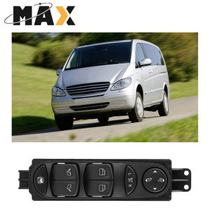 Interruttore di Controllo Finestrini Elettrici Compatibile con Mercedes Benz Viano Vito W639 A6395451313 - Product Image 1