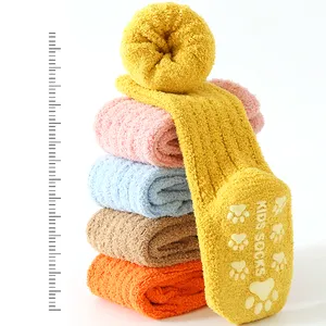 Cozy Baby Toddlers crew Non Slip Grips Socks winter warm Newborn Infant Boys Girls Kids fleece Anti skid fuzzy Socks