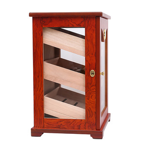 Humidor de Cedro Español Hecho a Mano con Acabado Lacado, Ecológico, con Higrómetro y Tres Bandejas Móviles - Product Image 3