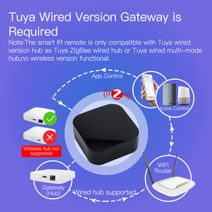 Télécommande universelle infrarouge intelligente Tuya ZigBee pour maison intelligente, compatible avec climatiseur, téléviseur, lecteur DVD, fonctionne avec Alexa et Google Home - Product Image 3