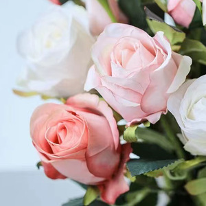 Artificial Bulgarian Rose Single Stem 50cm High <b>Wedding</b> Home Decor Floral <b>Ornament</b> Fake Flower - Product Image 4