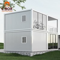 Bureaux de chantier préfabriqués Cbox, faciles à assembler, étanches, bâtiments de chantier, campements, maisons modernes, maisons conteneurs en kit.