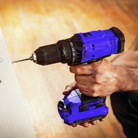 Outil électrique 20V Batterie et chargeur inclus Perceuse électrique sans fil avec lumière LED