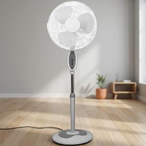 16 Inch Smart Home <b>Stand</b> <b>Fan</b> 18mm Copper Motor 400mm PP Blades 3 Speed Oscillating Wire Grill CE Approved - Product Image 6