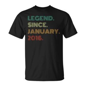 T-shirt Légende depuis janvier 2016 pour son 9e anniversaire - Product Image 1