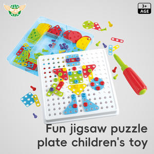 <span class=keywords><strong>Puzzle</strong></span> da assemblare per bambini in educazione precoce 420 pezzi 2 in 1 picchetti a fungo e <span class=keywords><strong>Puzzle</strong></span> a vite - Product Image 5