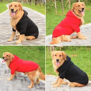 Professional Factory Customize Blank Big Dog Dress Clothes Hoodie Clothes Pet Manufacturers