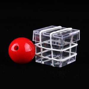 Petite boule qui pénètre dans une boîte en cristal, tours de magie, accessoires d'illusion, trucs de magie, jouet en gros pour enfants, jouet pour adultes, blague - Product Image 3
