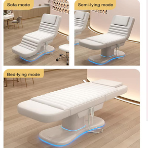 Moderna Camilla de Masaje Eléctrica de 3 Motores para Pestañas y Tratamientos Faciales, Cama Cosmética para Salón de Belleza, Camilla de Lujo para Spa y Masajes, Cama para Pestañas - Product Image 5