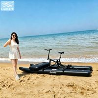 Plateforme flottante stable à un siège avec cadre en aluminium et ponton plat, idéale pour la plage, portable, de Chine, Lumark