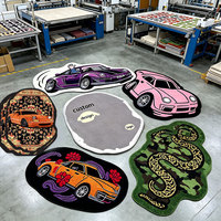 Tapis imprimés pour salon, tapis découpé sur mesure irrégulier pour chambre à coucher, tapis Bape stylé, décoration d'intérieur, tapis de zone Anime