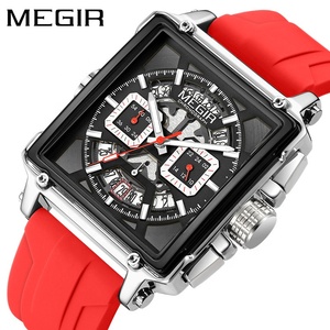 Megir 2233G Solar Powered Alloy <b>Watch</b> for <b>Men</b> & Boys Cool <b>Black</b> New Fashionable Design - Product Image 3