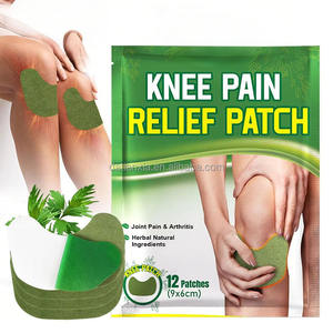 건강 관리 제품 일회용 무릎 통증 완화 패치 천연 쑥 허브 석고 경피 무릎 패치 - Product Image 4