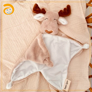 <span class=keywords><strong>Doudou</strong></span> en peluche douce <span class=keywords><strong>pour</strong></span> bébé avec tête d'animal en peluche, jouet câlin <span class=keywords><strong>pour</strong></span> nouveau-né <span class=keywords><strong>pour</strong></span> le sommeil - Product Image 3