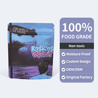 Sachet d'emballage personnalisé en PE de luxe avec fermeture éclair pour bonbons et snacks, compostable, pour épices et herbes, sans BPA, directement de l'usine, faible MOQ