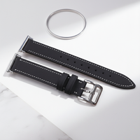 Bracelets de montre en cuir véritable 20 mm pour montre Garmin, bracelet de montre Casio 18 mm, mini-bracelet de poignet 22 mm, argent, noir, marron, rose