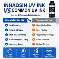 Harga Pabrik Tinta UV LED Cepat Kering Aliran Stabil Tinta UV Ekonomis 1L untuk Printer Flatbed XP600 TX800 I3200
