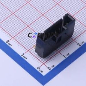 FWF25405-S07B12K6B Wire-to-Board Pin Header Bent Lead Through Hole,P=2.54mm Connector 1x7P 2.54mm Right Angle Insert 7P - Product Image 1