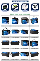 Batterie marine LiFePO4 36V 42Ah/50Ah/60Ah/72Ah/100Ah haute capacité, étanche, batterie de bateau à cycle profond