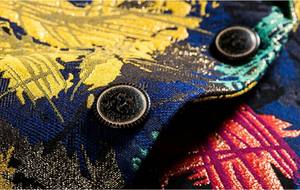 <span class=keywords><strong>Blazer</strong></span> con Stampa Floreale <span class=keywords><strong>Giacca</strong></span> Elegante da <span class=keywords><strong>Uomo</strong></span> <span class=keywords><strong>Slim</strong></span> <span class=keywords><strong>Fit</strong></span> Taglie Forti 4XL 5XL Alta Qualità Casual Business Matrimonio - Product Image 5