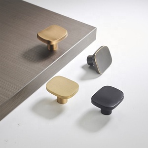 Kenop Kabinet Minimalis Mewah Persegi dari Kuningan untuk Furnitur, Laci Dapur, Gagang Pintu Kabinet, Dekorasi Perangkat Keras - Product Image 3