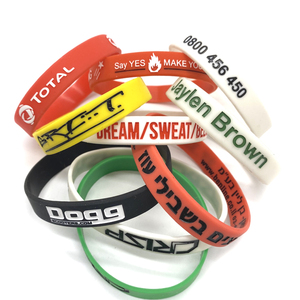 Silicone wristbandFactory pas cher prix cadeaux Promotionnels logo Personnalisé MINI QUANTITÉ MINIMALE DE COMMANDE en caoutchouc bracelet livraison rapide - Product Image 4