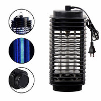 Aanpasbare LED elektrische insectenverjager, draagbare hangende muggenlamp, stille schoktype insectenwerende val