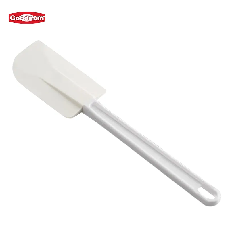 Wholesale commercial baking accessories 10/ 14/ 16 inch plastic handle silicone kitchen rubber spatula