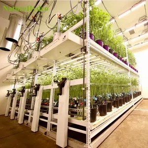 Mobile Ebb And Flow Growing Systems Grow Room Design Vertical Dispensary Rack System