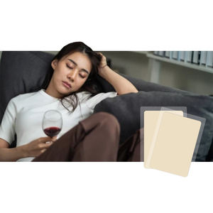 Tambalan hanger alkohol Vitamin B12 kustom kualitas tinggi Patch Hangover anggur bir - Product Image 5