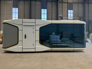 Cabine de luxe moderne préfabriquée en acier modulaire, maison-conteneur pour dormir en plein air, villa, hôtel, <span class=keywords><strong>petite</strong></span> maison mobile, hôtels de villégiature - Product Image 1